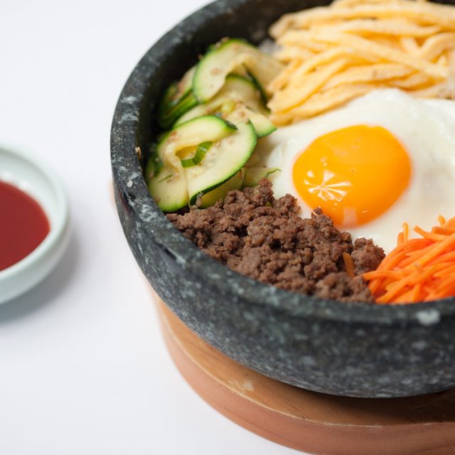 Bibimbap au bœuf